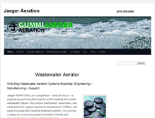 Tablet Screenshot of jaeger-aeration.com